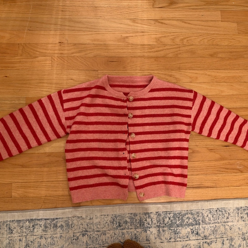 Milumia Women's Striped Button Up Long Sleeve Cardigan Sweater Fall